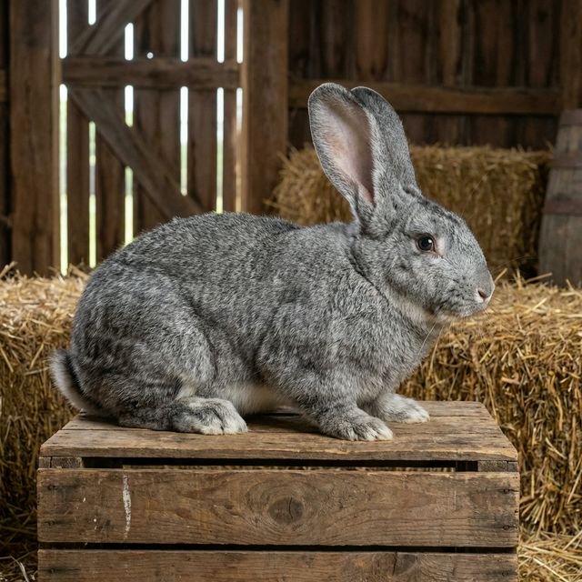Grey Giant Rabbit