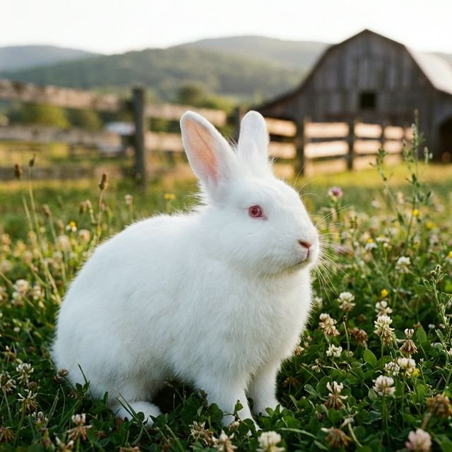New Zealand White Rabbit – Krushiyuga Farm